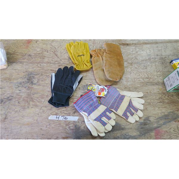 Work and Winter Gloves X 5 Pairs