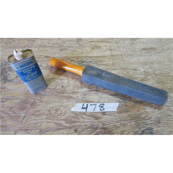 Sharpening Stone and Oil