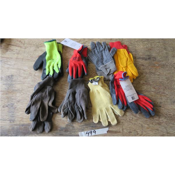 Work Gloves X8 Pairs