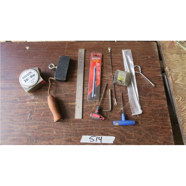 Misc. Tools 12 Piece - Chisel, Magnet, Measuring and other