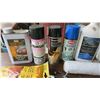 Image 2 : Paint Tools and Supplies- Spray Cans X5, HPLV Spray Gun, Rollers X2, Sleeves, Gloves, Thinner X4, Ca