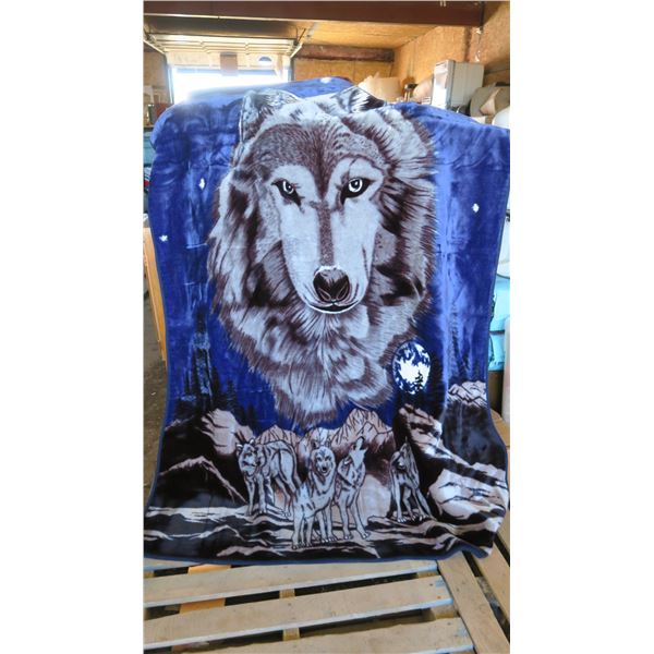 Timber Wolf Blanket