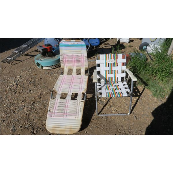 Folding Lawn Chairs X2