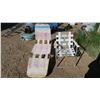 Image 1 : Folding Lawn Chairs X2