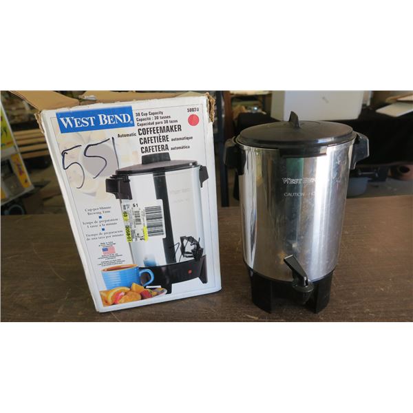 West Band Automatic Coffee Maker -30 Cup