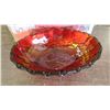 Image 2 : Red Decorative Oval Center Bowl