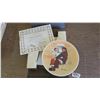 Knowle's Collector's Plates - Official Norman Rockwell Collection - Santa in the Subway 1983