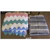 Image 1 : Blankets X2 - Knitted and Cotton