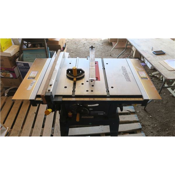 Mastercraft 10  Deluxe Table Saw