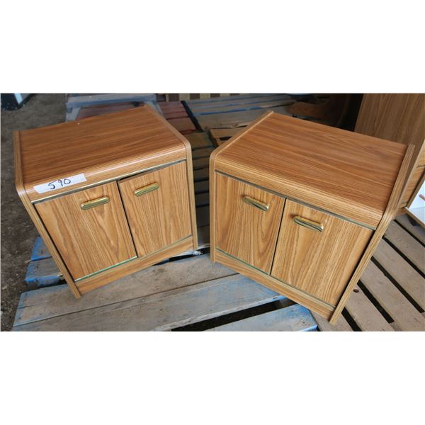 Bedside Tables/Drawers X2 and Head Board