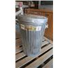 Image 1 : Galvanized Steel Garbage Can - 75 Liter