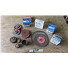 Image 1 : Various Grinding Wheels and Brushes - 14 Pieces