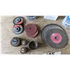 Image 2 : Various Grinding Wheels and Brushes - 14 Pieces