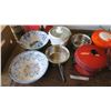 Image 2 : Kitchen Items - 4 Pots, 2 Large Bowls, Rice Cooker and Tupperware