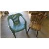 Image 1 : Wood Chair and Plastic Chair