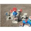 Image 2 : lot of child's toy structures transformers, tmnt, etc