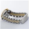 Image 5 : Rolex Ladies 2 Tone YG/SS Blue Diamond & Sapphire Oyster Perpetual Datejust Wris