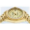 Image 3 : Rolex Ladies 18K Yellow Gold Champagne Diamond Datejust President Wristwatch