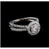 Image 1 : 1.27 ctw Diamond Ring - 14KT White Gold