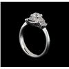 Image 4 : 0.77 ctw Diamond Ring - 14KT White Gold