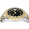 Image 6 : Rolex Mens 2 Tone 18K Black 1.9 ctw Diamond Datejust Wristwatch 36MM