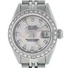 Image 1 : Rolex Ladies Stainless Steel Pink MOP Diamond 26MM Oyster Perpetaul Datejust