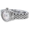 Image 7 : Rolex Ladies Stainless Steel Pink MOP Diamond 26MM Oyster Perpetaul Datejust