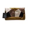 Image 1 : New Designer Lanvin Satin Patchwork Clutch with Chain and Tags