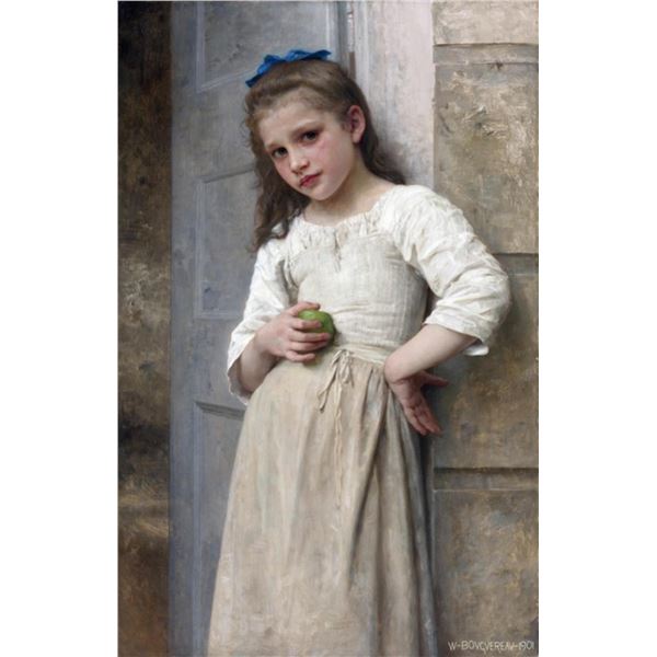 William Bouguereau  - Yvonne Sur Le Pas De La Porte