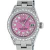 Image 1 : Rolex Ladies 26 Quickset Datejust Pink String Diamond Oyster Perpetual Datejust