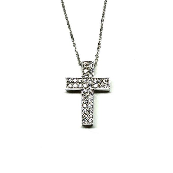 0.50 ctw Diamond Pendant & Chain - 14KT White Gold