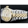 Image 9 : Rolex Mens 2 Tone Rare Champagne Tapestry Index 36MM Datejust Wristwatch Oyster