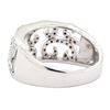 Image 3 : 0.58 ctw Diamond Half-Dome Band - 14KT White Gold
