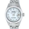 Image 1 : Rolex Ladies Stainless Steel Mother Of Pearl Oyster Perpetual Datejust Wristwatc