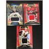 Image 1 : UPPER DECK ALLURE JERSEY PATCH CARD LOT (RCs...)