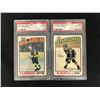 Image 1 : 1976 O-PEE-CHEE NM-MT 8 GRADED HOCKEY CARD LOT (#236 BERENSON/ #237 MACADAM)
