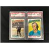 Image 1 : 1976 O-PEE-CHEE NM-MT 8 GRADED HOCKEY CARD LOT (#241 SHOENFELD/ #240 MANIAGO)