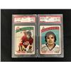Image 1 : 1976 O-PEE-CHEE NM-MT 8 GRADED HOCKEY CARD LOT (#174 LYSIAK/ #172 PLASSE)