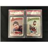 Image 1 : 1976 O-PEE-CHEE NM-MT 8 GRADED HOCKEY CARD LOT (#183 HARRISON/ #182 PARISE)