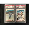 Image 1 : 1976 O-PEE-CHEE NM-MT 8 GRADED HOCKEY CARD LOT (#187 GILBERTSON/ #186 CHARRON)