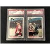 Image 1 : 1976 O-PEE-CHEE NM-MT 8 GRADED HOCKEY CARD LOT (#201 LONSBERRY/ #199 LAROUCHE)
