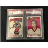 Image 1 : 1976 O-PEE-CHEE NM-MT 8 GRADED HOCKEY CARD LOT (#209 BOUCHA/ #208 BORDELEAU)