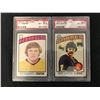 Image 1 : 1976 O-PEE-CHEE NM-MT 8 GRADED HOCKEY CARD LOT (#211 VENASKY/ #210 MARTIN)