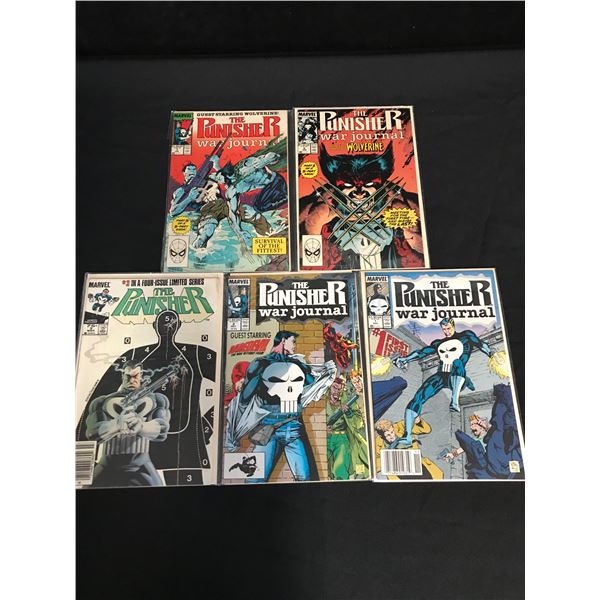 THE PUNISHER WAR JOURNAL COMIC BOOK LOT (MARVEL COMICS)