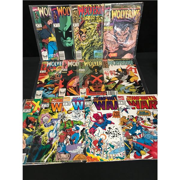 WOLVERINE/ THE INFINITY WAR COMIC BOOK LOT (MARVEL COMICS)