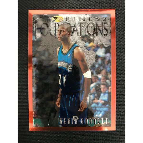 1996-97 TOPPS FINEST FOUNDATIONS #205 KEVIN GARNETT