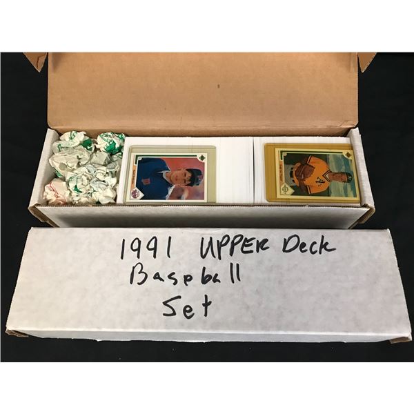 1991 UPPER DECK BASEBALL COMPLETE SET