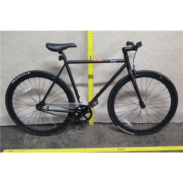 Pure Fix Cycles Black Men's Road Bike w/ Thick Slick Tires