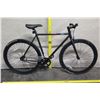 Image 1 : Pure Fix Cycles Black Men's Road Bike w/ Thick Slick Tires