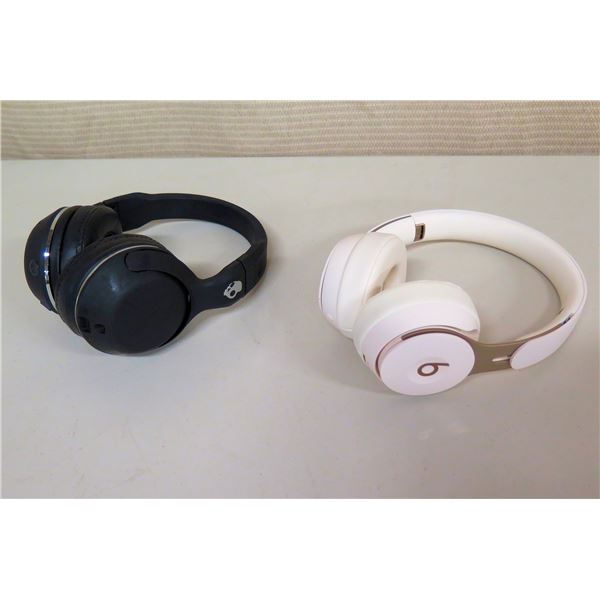 Qty 2 Headphones:  White Beats 6 & Black HESH 2 Wireless R